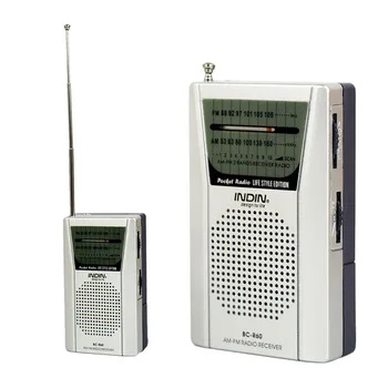 R60 Kaasaskantav Mini Raadio Pihuarvutite Dual Band FM-AM Pleieri Kõlar Teleskoop Antenn Väljas Raadio Stereo