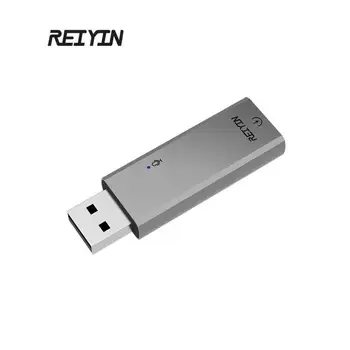 Reiyin USB Audio DAC 192kHz 24bit Optiline Toslink HIFI kodukino Peakomplekti Adapter Kaasaskantav Voice Chat helikaart