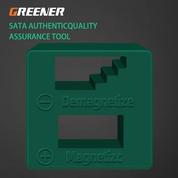 ROHELISEM 1 TK Kõrge Kvaliteedi Magnetizer Demagnetizer Vahend Roheline Kruvikeeraja Magnet Tööriist