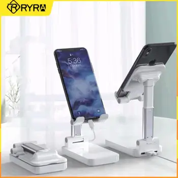 RYRA Desktop Telefoni Omanik Topelt, Alumiinium Toru Kaalutud Kokkuklapitavad, Lift, Video Live sobib 7-14 tolline plaat Eco-sõbralik seisab
