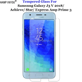 Samsung Galaxy J3 2018 Karastatud Klaasist 9H 2.5 D Lisatasu Screen Protector Film Samsung Galaxy J3 V /Saavutada/ Star J337 5.0