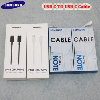 Samsung Lisa 20 10 Pluss Kaabel USB-C-C-Tüüpi PD Kiire Line Galaxy S21 S22 S20 Ultra A90 A80 Z Murra 2 3 Flip 3 Laadija Juhe