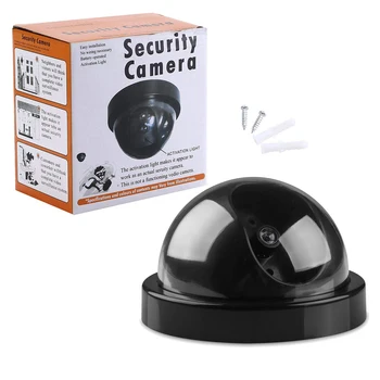 Smart Indoor/Outdoor Näiva Valve Kaamera Home Dome Veekindel Võltsitud CCTV Turvalisus Kaamera Vilgub Punane LED Tuled 2021