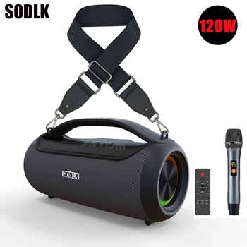SODLK 120W Caixa De Som 5.0 Bluetooth Traadita Mikrofon Kõlar 360 Stereo Surround Sound Subwoofer IPX7 Veekindel Kõlar