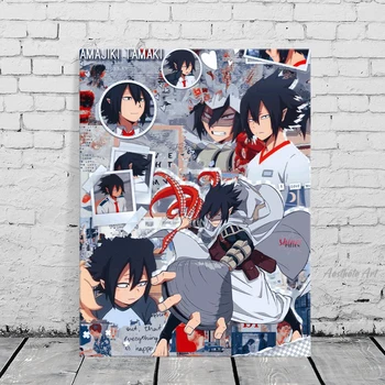 Tamaki Amajiki Minu Kangelane Akadeemiliste Ringkondade Anime Teenetemärgi Home Decor Lõuendile Maali Elutoas Seina Art Pilt Plakati Print