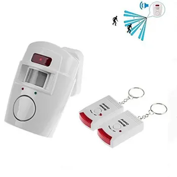 Traadita kaugjuhtimine Mini Alarm koos IR Infrapuna Liikumise Andur-Detektori & 105dB Vali Sireen Kodu Turvalisus-ja / või Vargusevastased