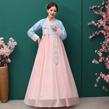 Traditsioonilise Korea Hanbok Vana Kleit Printsess Tants Kostüüm Naistele Etnilise Korea Rahvamuusika Lava Tantsu Kostüüm Pulmapidu Riie