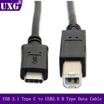 USB-andmekaabel USB-3.1 C-Tüüpi Mees OTG Pistik-USB 2.0 B-Tüüpi Data Kaabel Nutikas Telefon Printer Electric piano Kõvaketas
