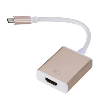 Usb-C HDMI-Ühilduvate Converter-Adapter Tüüp C HD/USB 3.0/Type-C Alumiiniumist Macbook Pro jaoks Samsung S9 S10 Huawei P20 P30