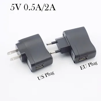 USB-Laadija 5V 0.5 A 2A Mikro -, Seina-AC DC Laadimine ELI/USA Universal Power Adapter Pakkumise 100V-240V Väljund