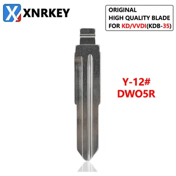 XNRKEY 10 Tk Y-12# DWO5R Paremal Pool Algne Kõrge Kvaliteediga Tera jaoks KD/VVDI Remote Key Asendamine Metallist Tühjaks Lihvimata Tera